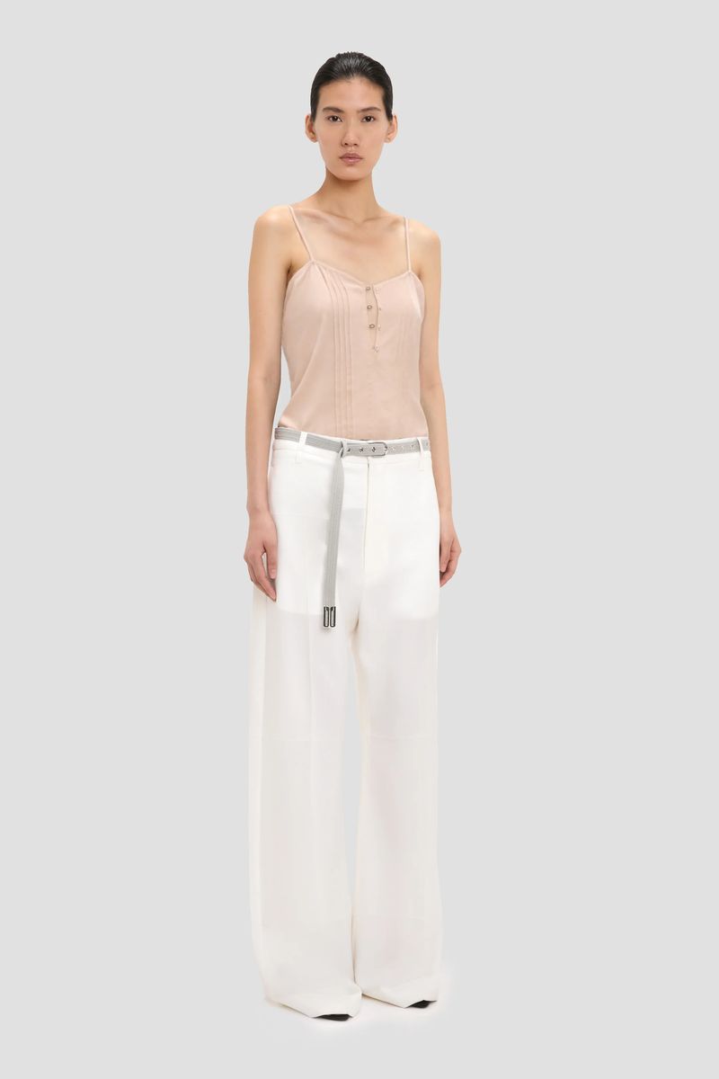 Elegantes Knopfleisten-Cami-Top