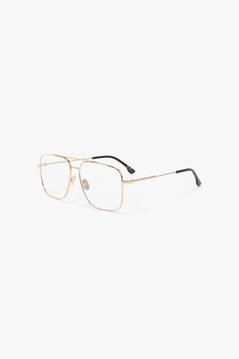 Raffinierte Doppelsteg-Pilotenbrille