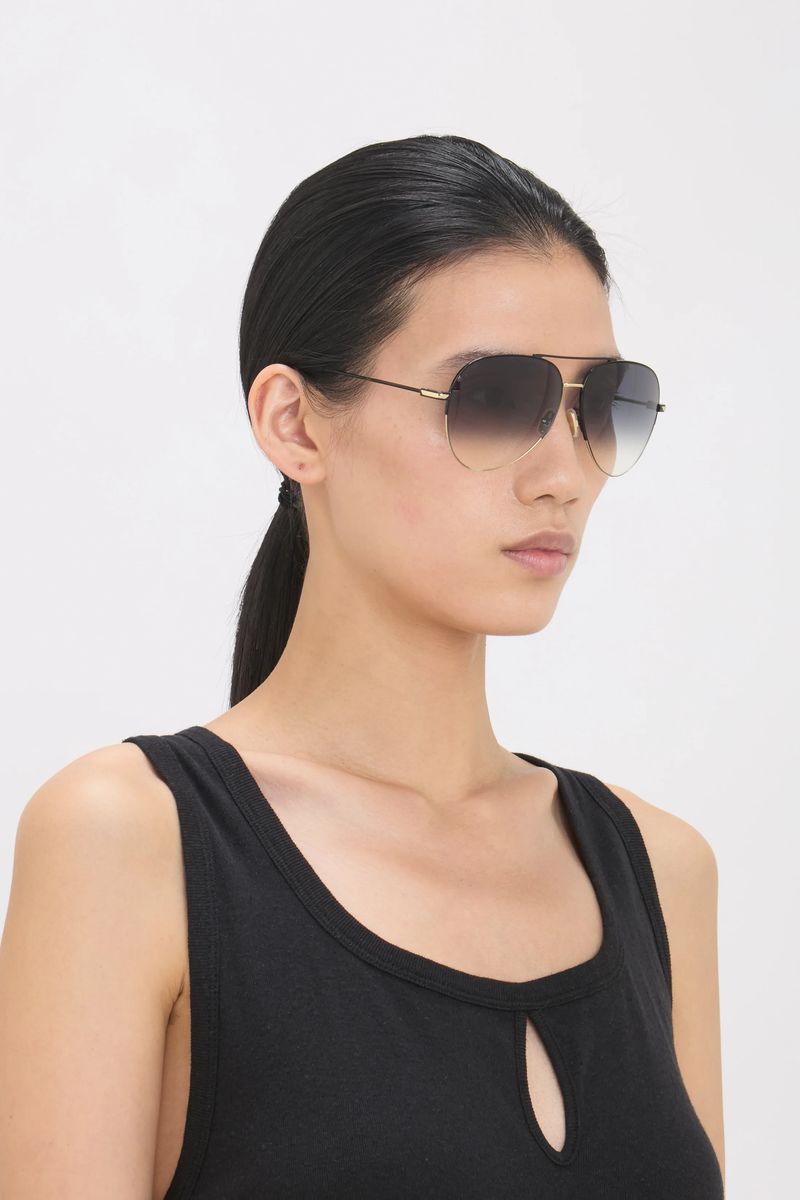 Aviator Sonnenbrille mit Metallgestell