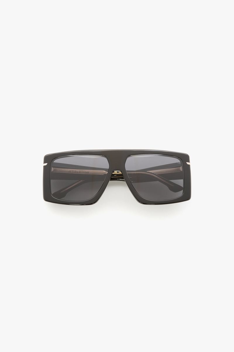 Extragroße Sonnenbrille mit flachem Oberteil