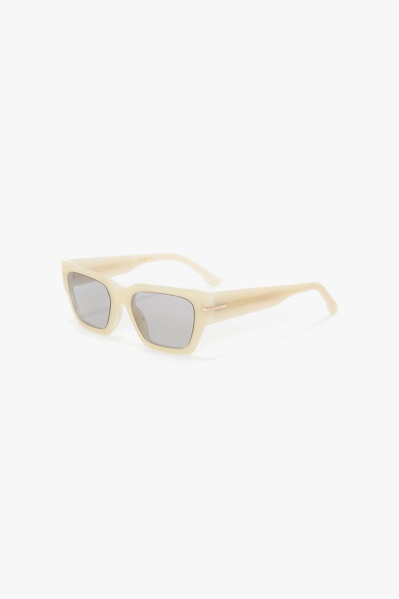 Rechteckige Acetat Sonnenbrille