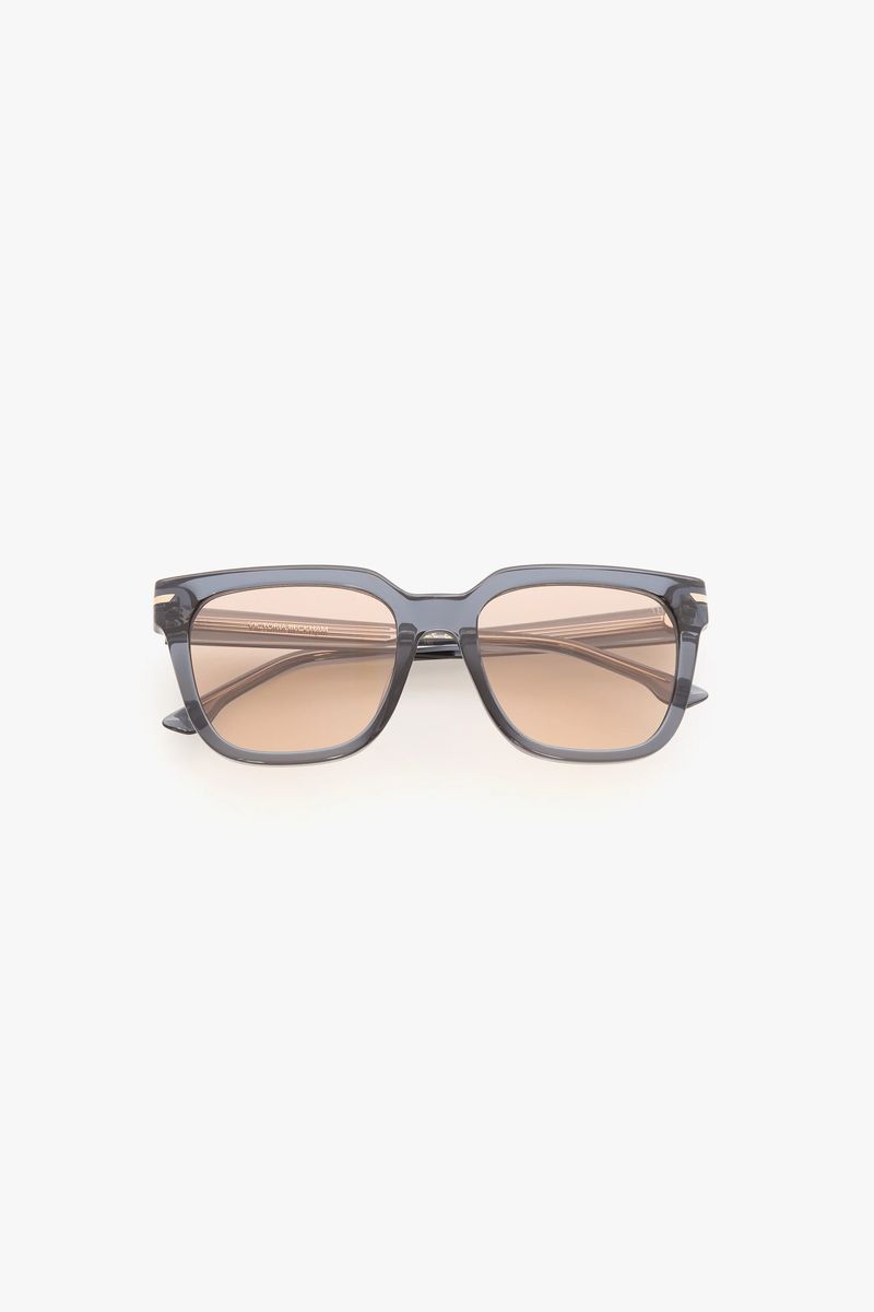 Quadratische Oversize-Sonnenbrille aus Acetat