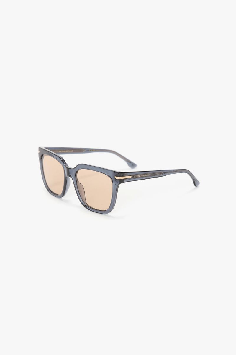 Quadratische Oversize-Sonnenbrille aus Acetat