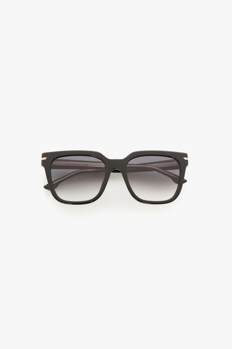 Übergroße quadratische Acetat-Sonnenbrille