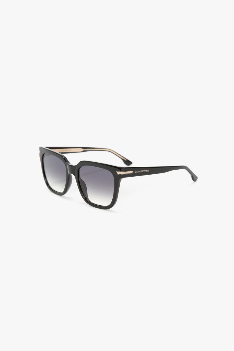 Übergroße quadratische Acetat-Sonnenbrille