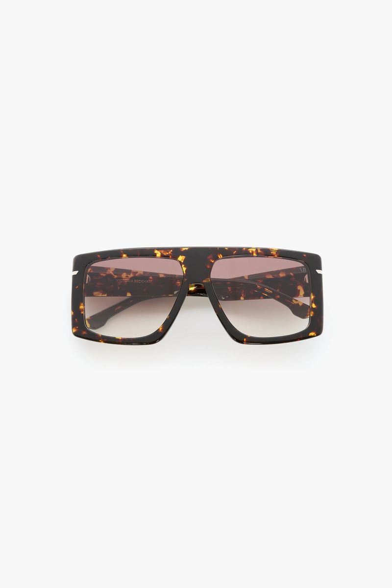 Extragroße Sonnenbrille mit flachem Oberteil