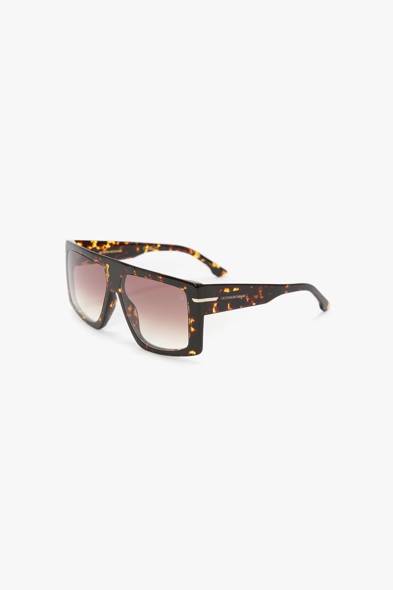 Extragroße Sonnenbrille mit flachem Oberteil