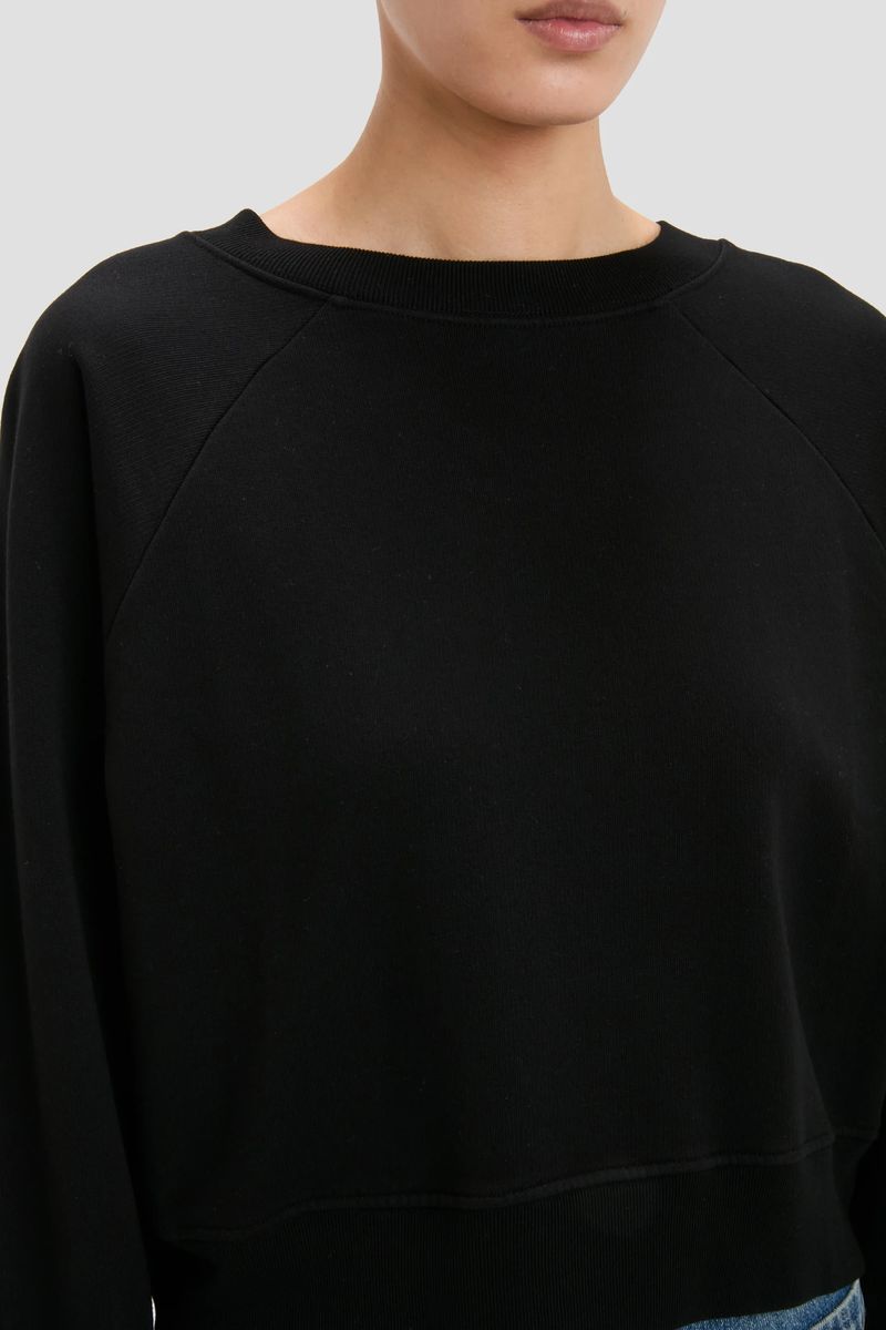 Cropped Langarm Athleisure Sweatshirt