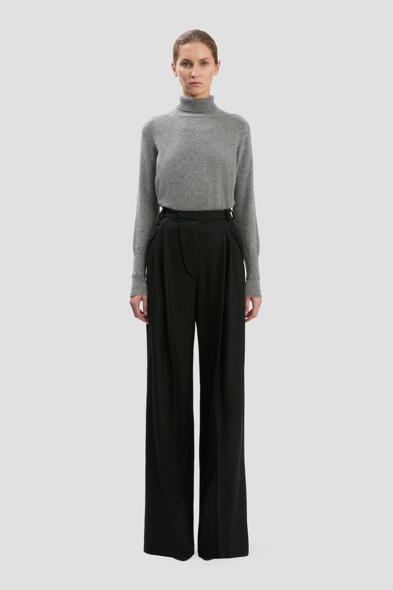 Victoria Beckham Charlee Trouser In Black - Womens