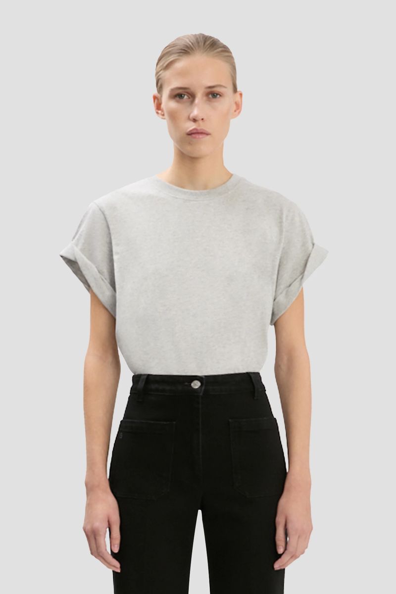 Locker geschnittenes Bio-Baumwoll-T-Shirt