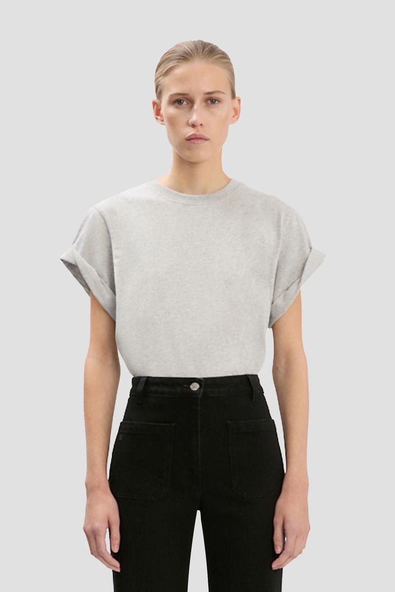 Locker geschnittenes Bio-Baumwoll-T-Shirt