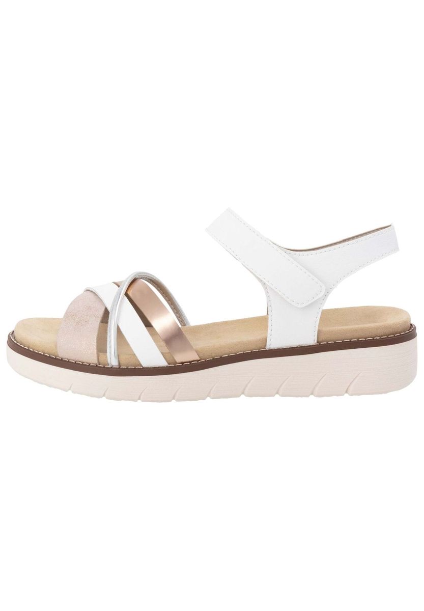 Metallic Riemchen Remonte Komfort Sandalen