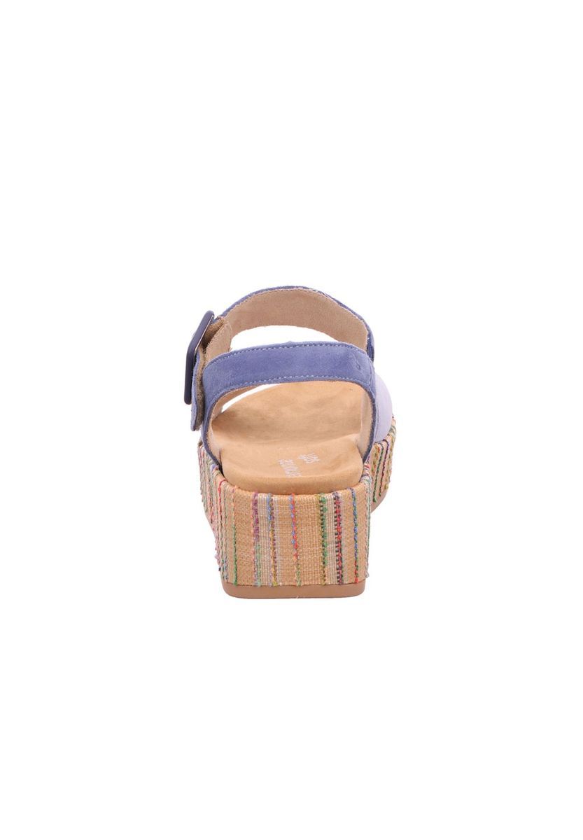 remonte® Sandaletten, Nubukleder, für Damen, blau, 36