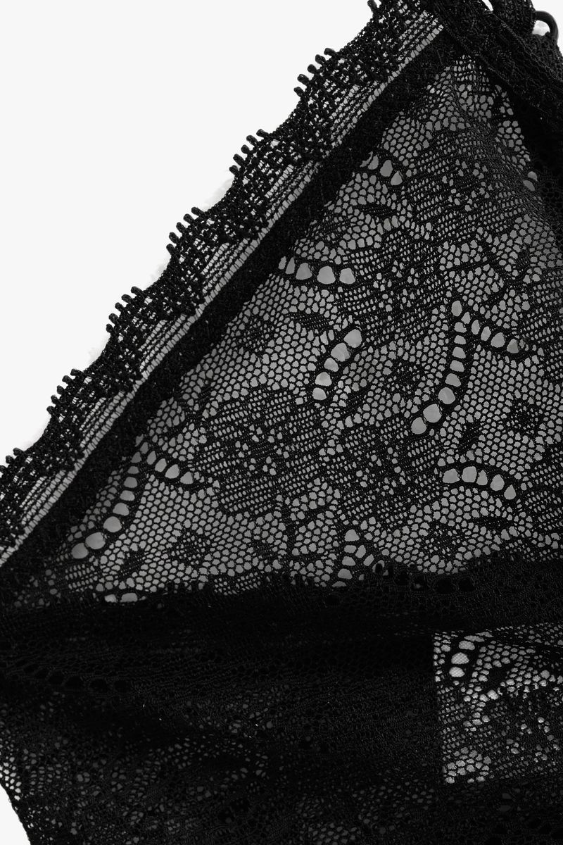 Zartes Dreieck-Bralette aus Spitze