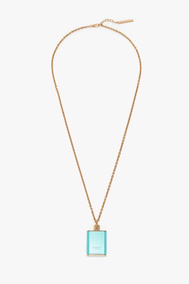Parfümflasche Anhänger Halskette Accessoire
