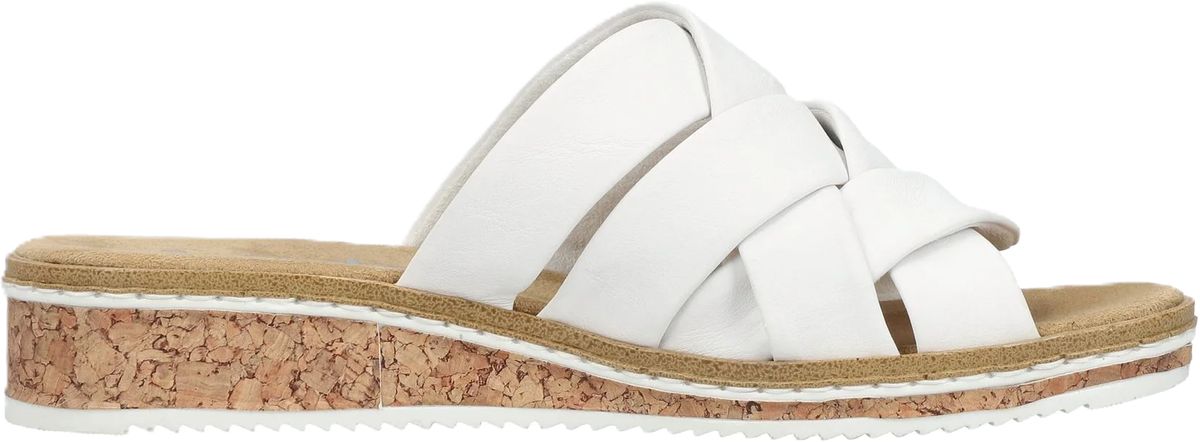 Keilsandalette mit geflochtenen Riemen
