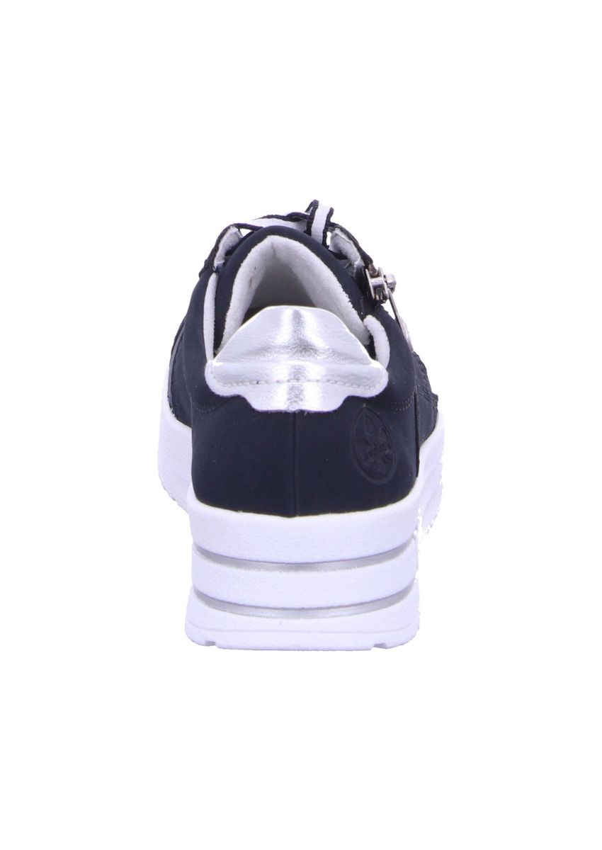 Schnürsneaker mit Reißverschluss-Detail