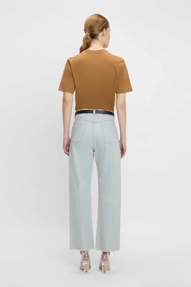 Basic T-Shirt aus Jersey mit entspannter Passform