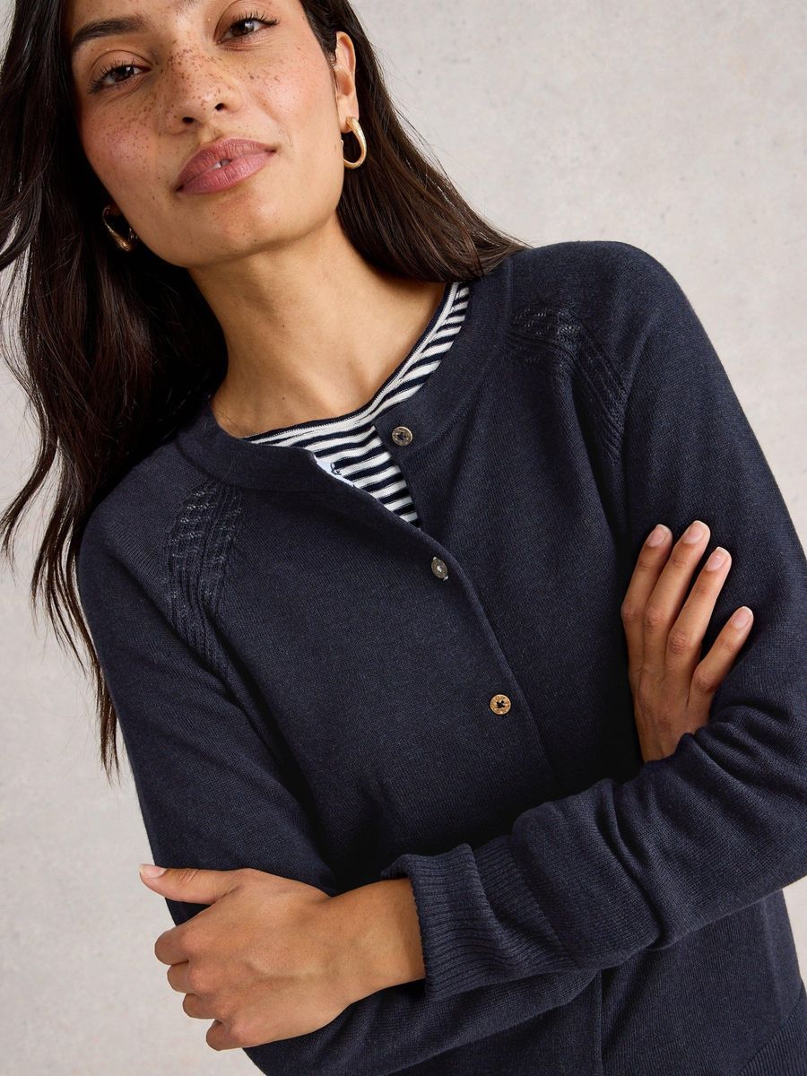 Strickjacke aus Bio-Baumwolle