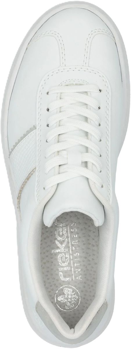 Weiße Damenmode-Plateau-Sneakers