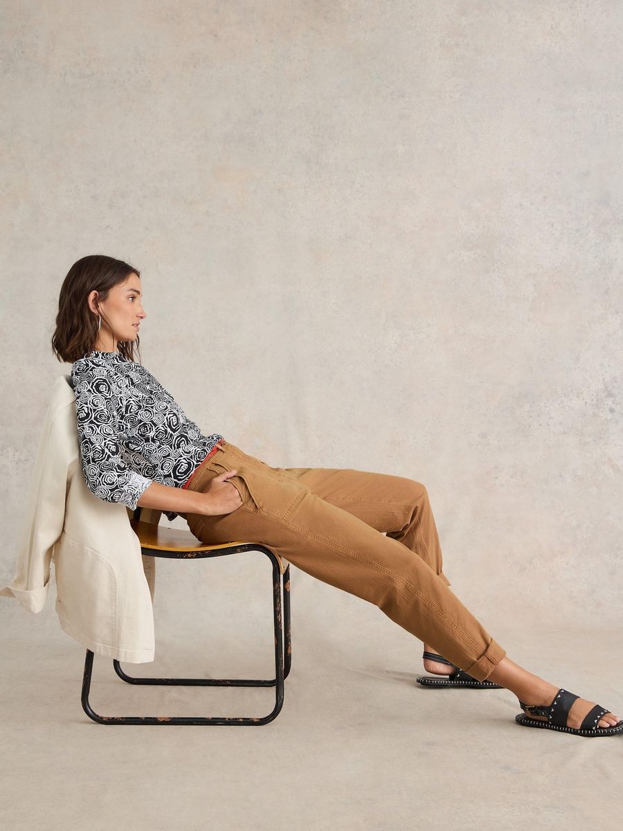 Chino-Hose aus Bio-Baumwolle mit Relaxed Fit