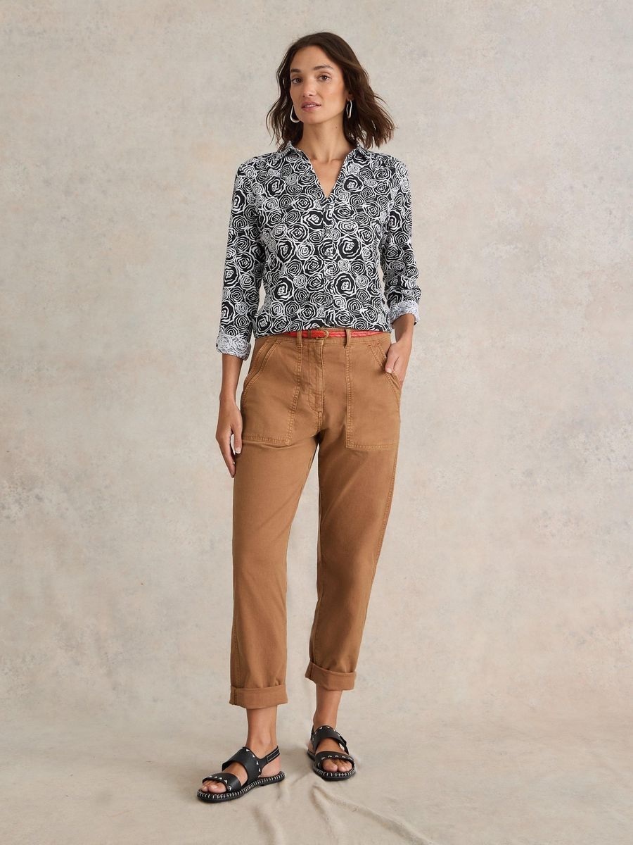 Chino-Hose aus Bio-Baumwolle mit Relaxed Fit