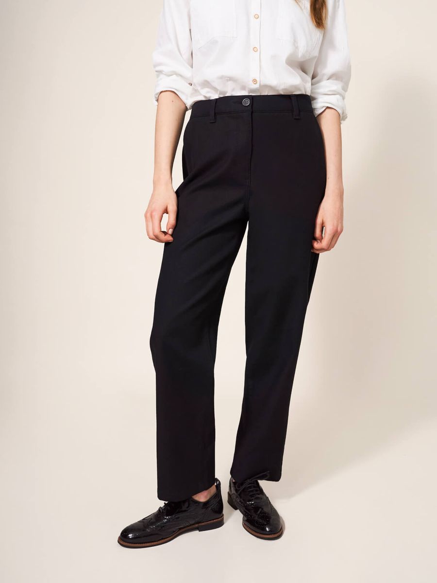 Klassische Baumwollmischung Stretch Hose