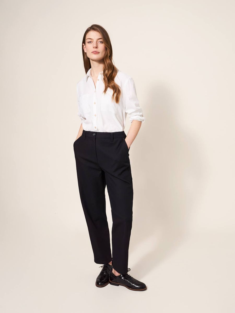 Klassische Baumwollmischung Stretch Hose