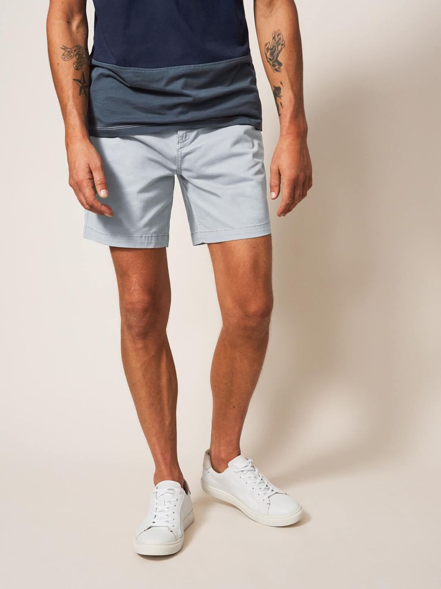 Klassische Bio-Baumwoll-Chino-Shorts