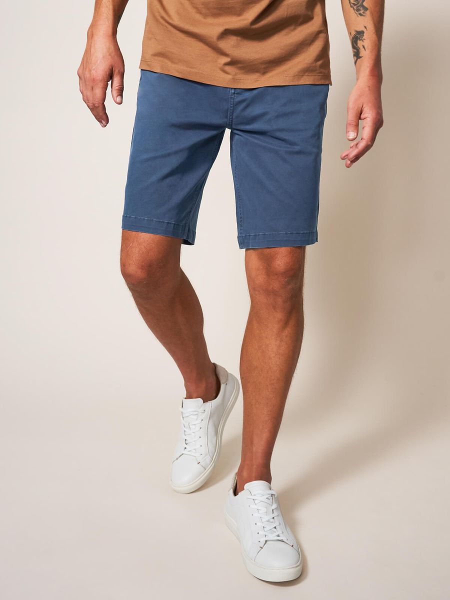 Klassische Bio-Baumwoll-Chino-Shorts