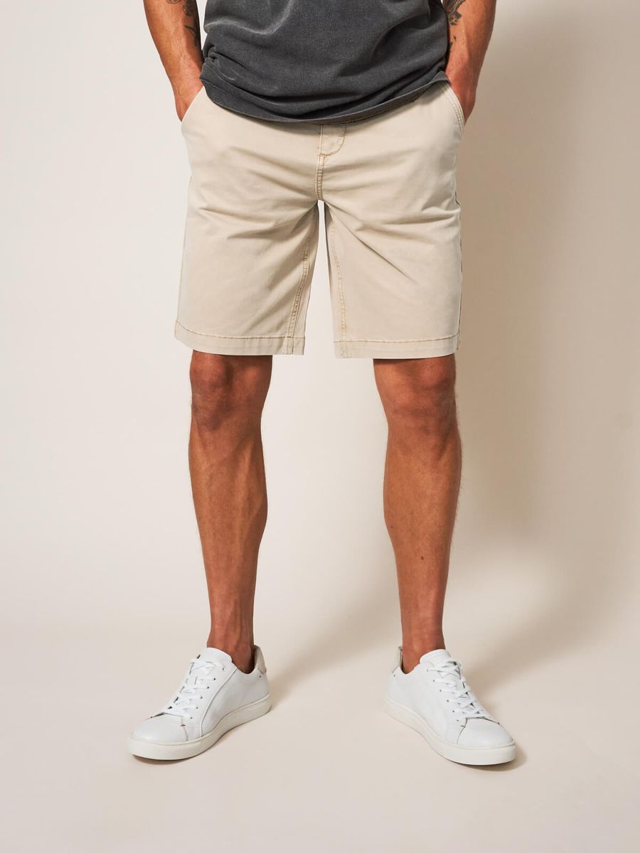 Klassische Bio-Baumwoll-Chino-Shorts