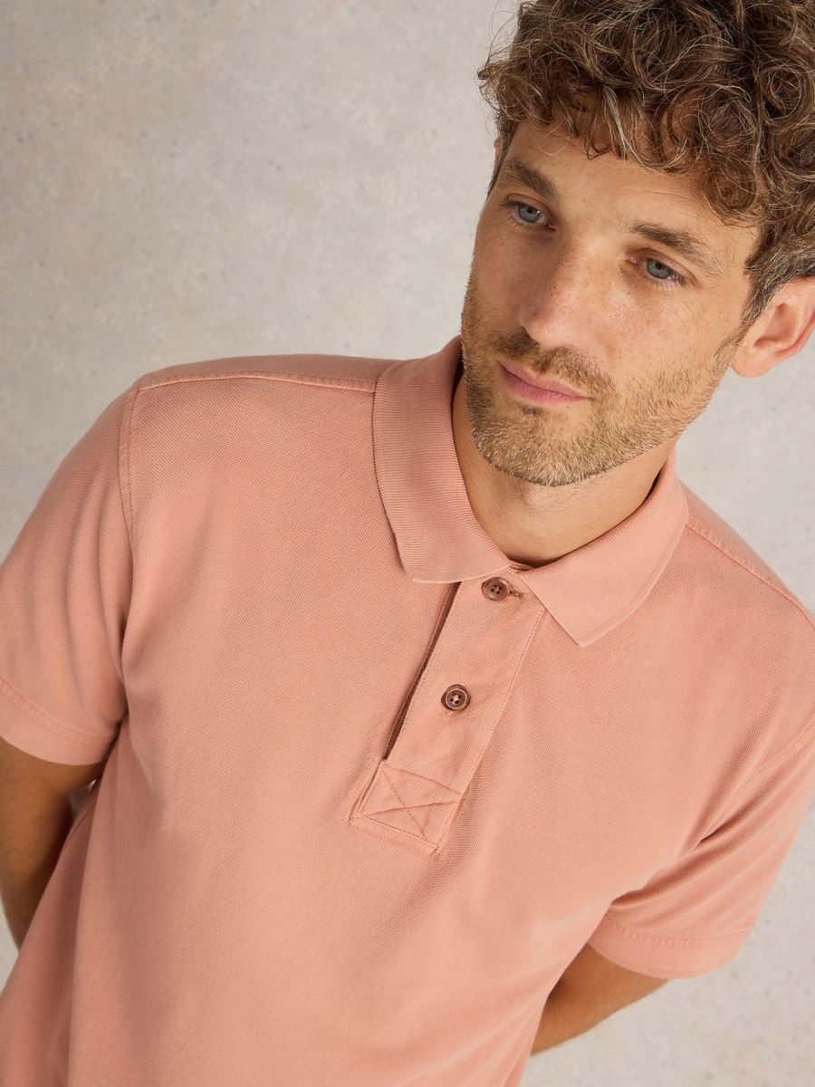 Klassisches Baumwoll-Piqué-Poloshirt