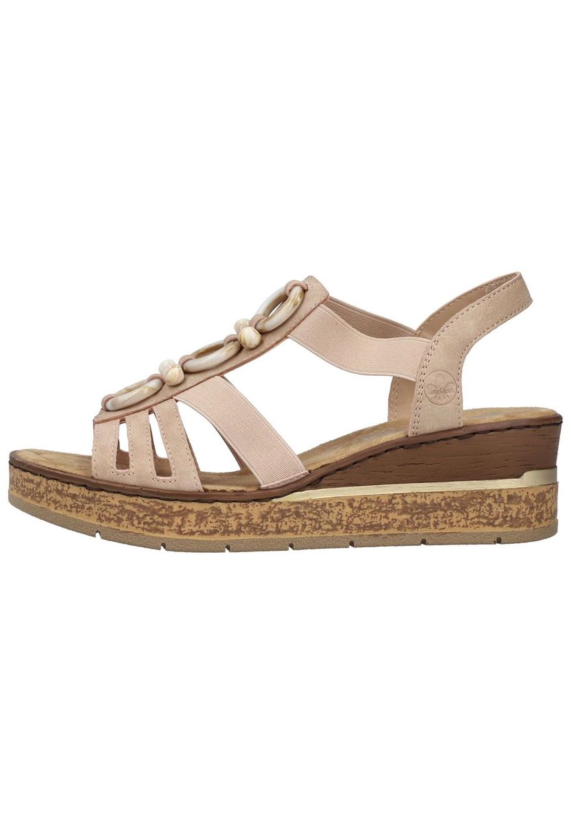 rieker Sandaletten, Kunstleder, für Damen, rosa, 37