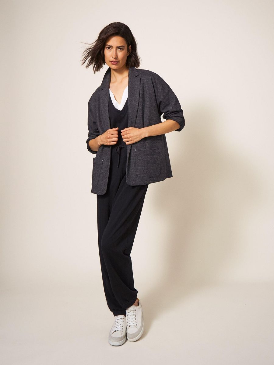 Ärmelloser Jumpsuit aus Baumwolljersey