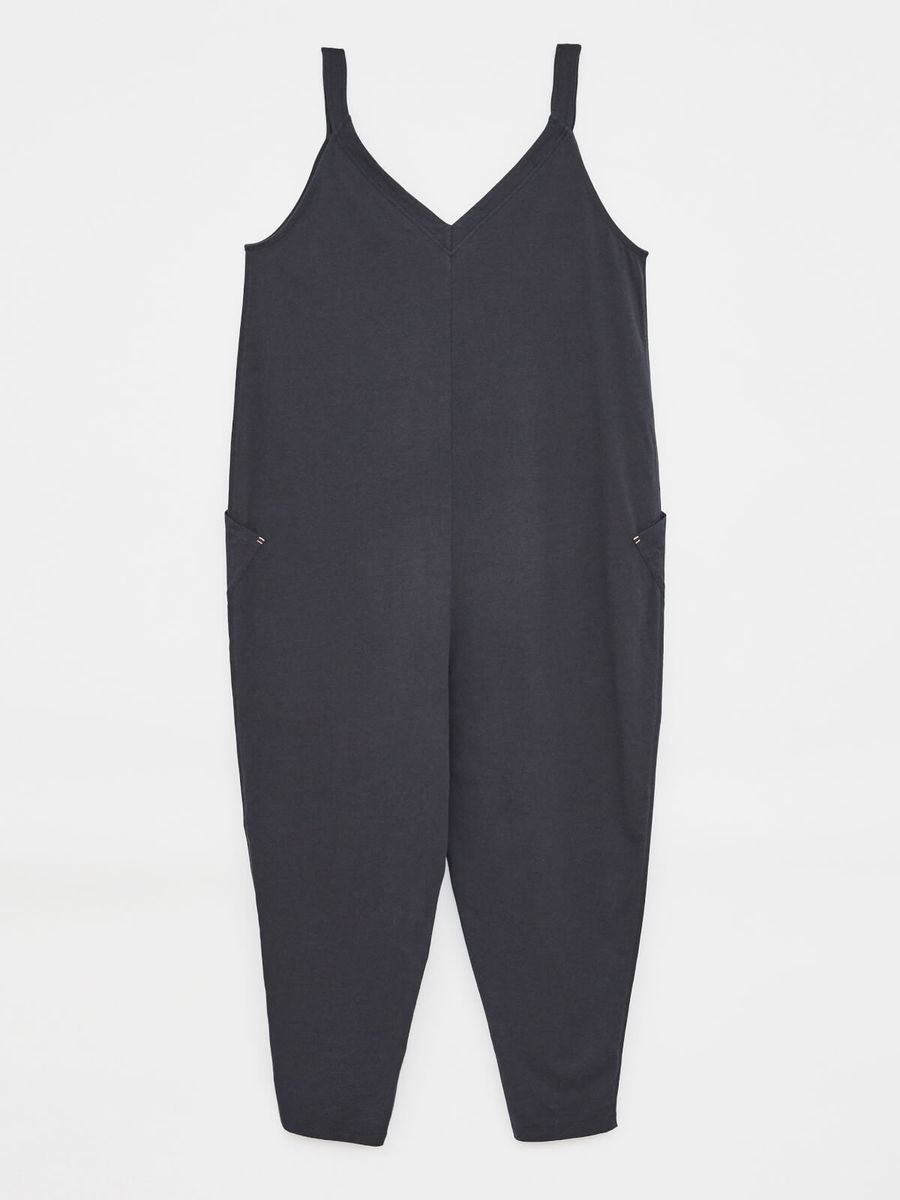 Locker geschnittener Jersey-Jumpsuit mit Taschen