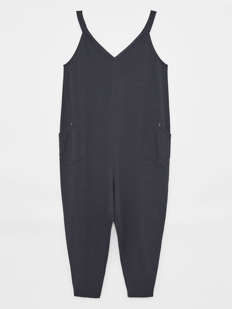 Locker geschnittener Jersey-Jumpsuit mit Taschen