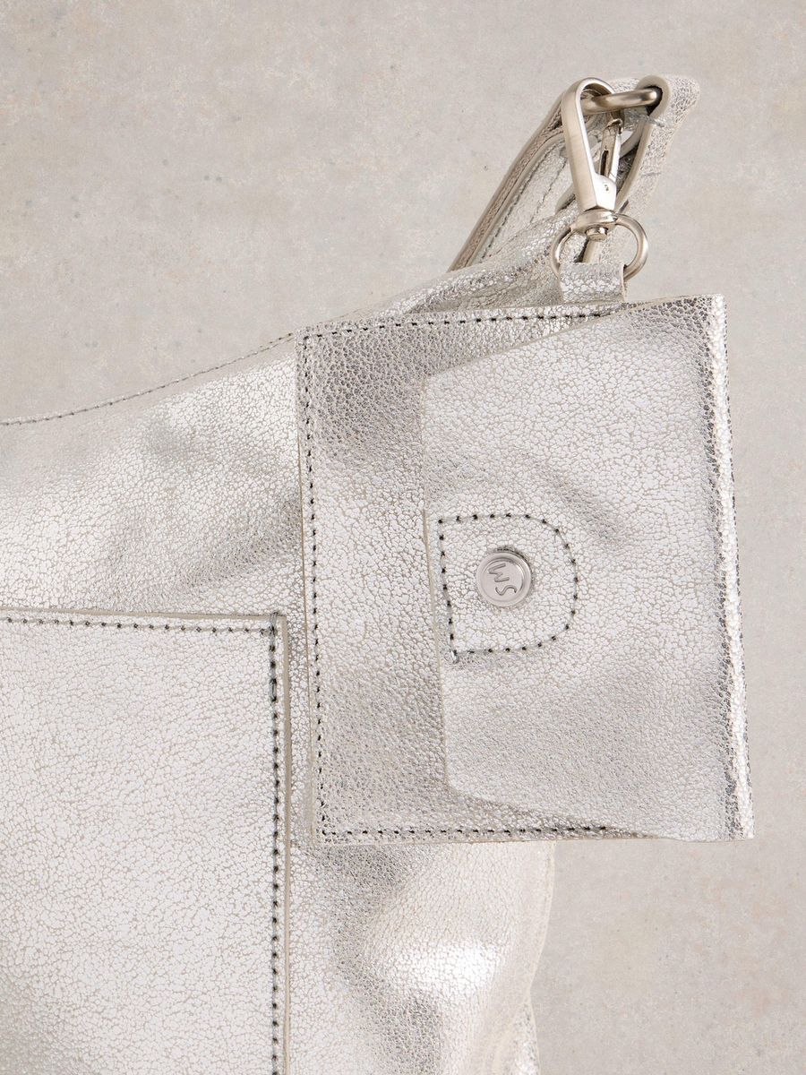 Leder Umhängetasche mit Tasche
