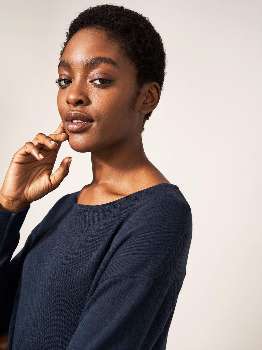 Klassischer Strickpullover mit lockerer Passform