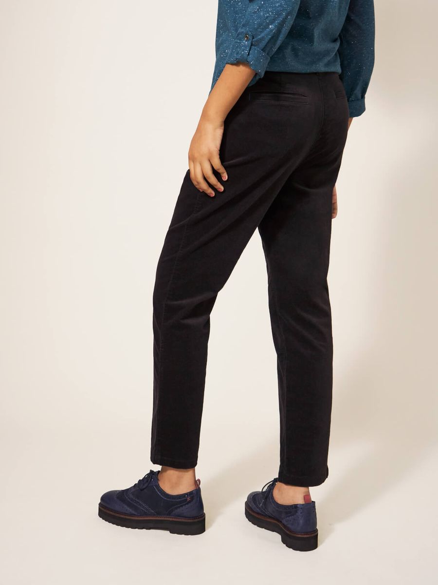 Klassische Cord Cropped Hose