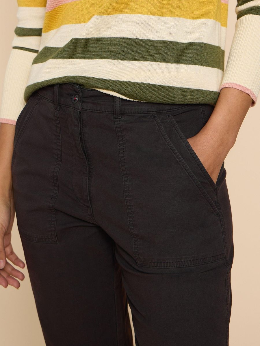 Vielseitige Chino-Hose aus Bio-Baumwoll-Leinen