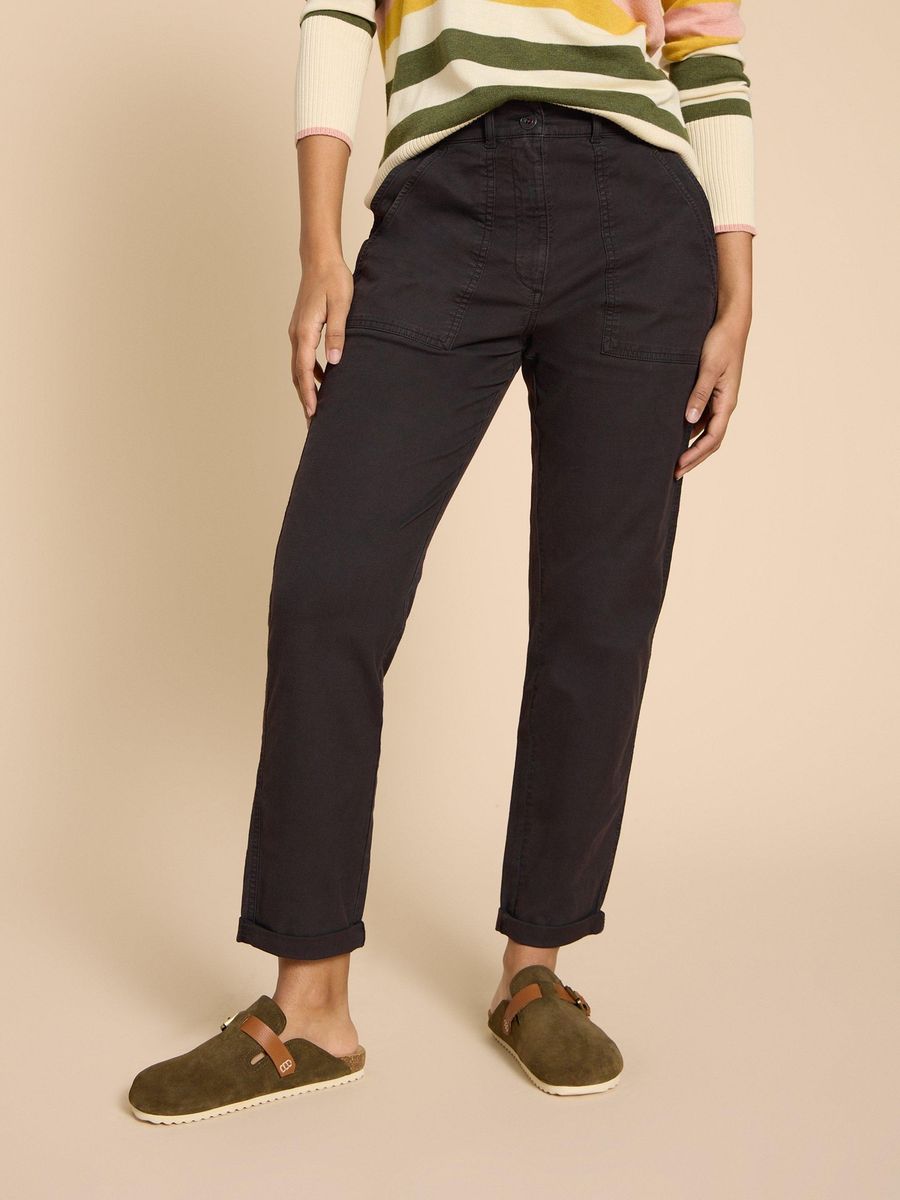 Vielseitige Chino-Hose aus Bio-Baumwoll-Leinen