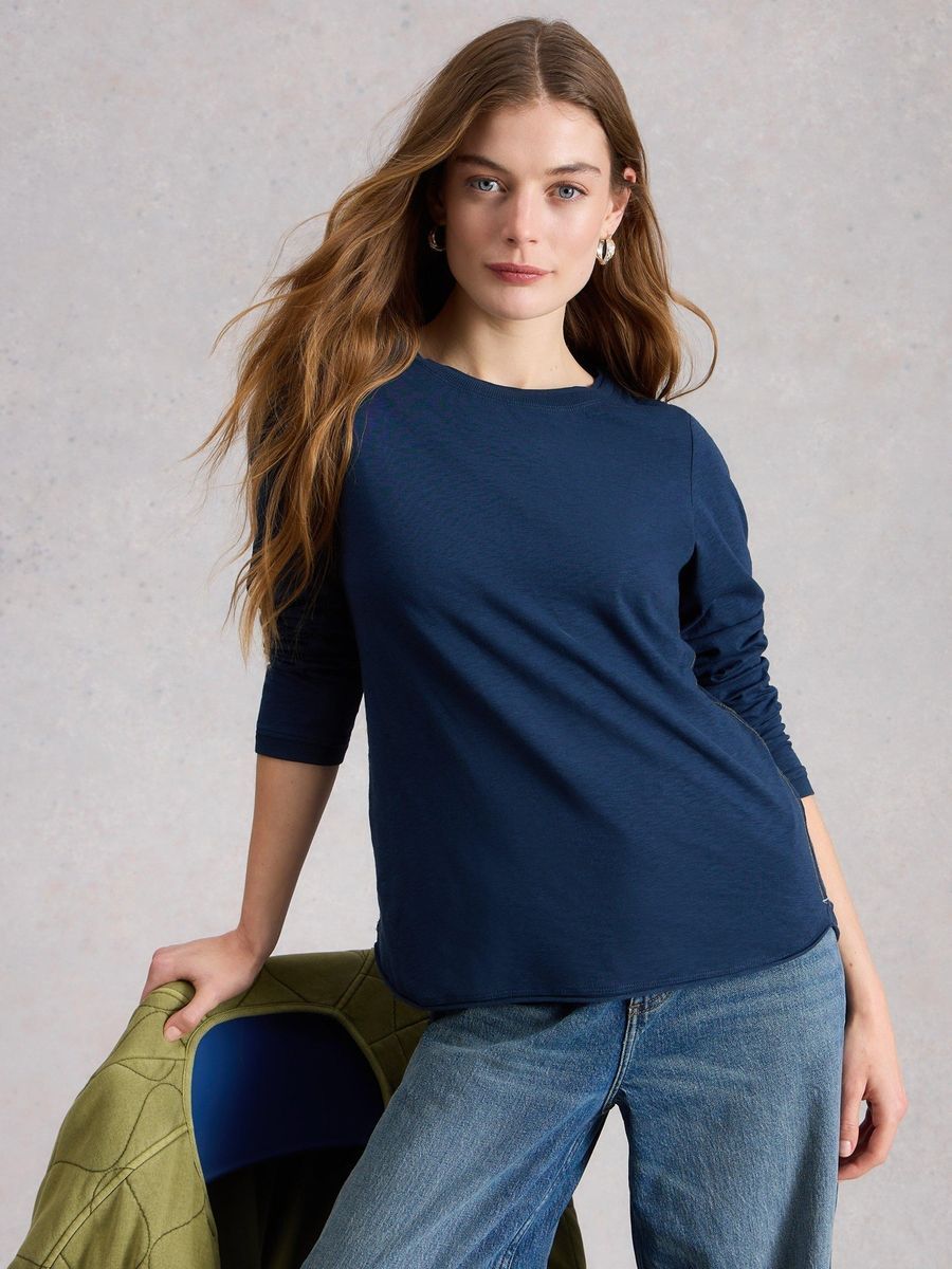 Klassisches Langarm T-Shirt