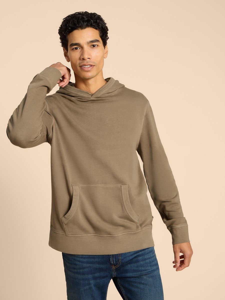 Lässiger Khaki-Pullover Hoodie Sweatshirt