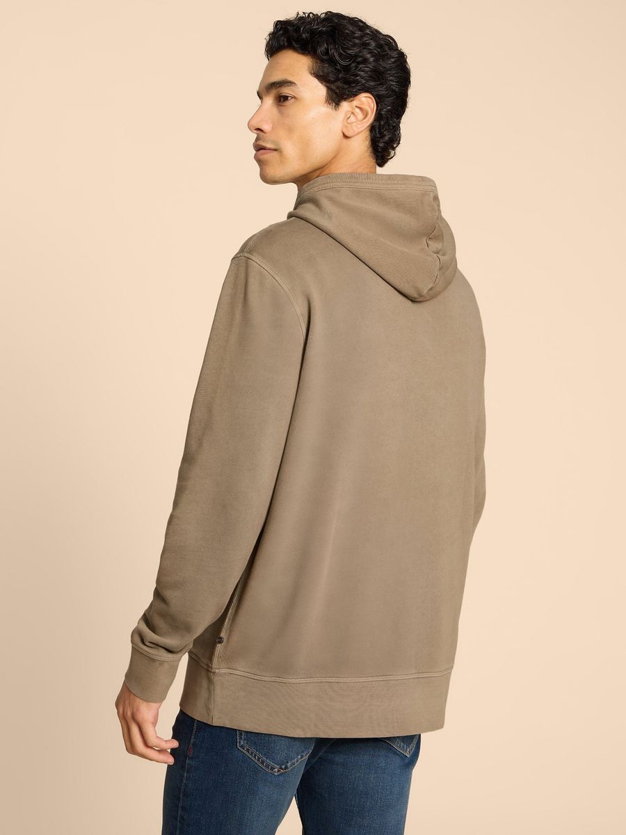 Lässiger Khaki-Pullover Hoodie Sweatshirt