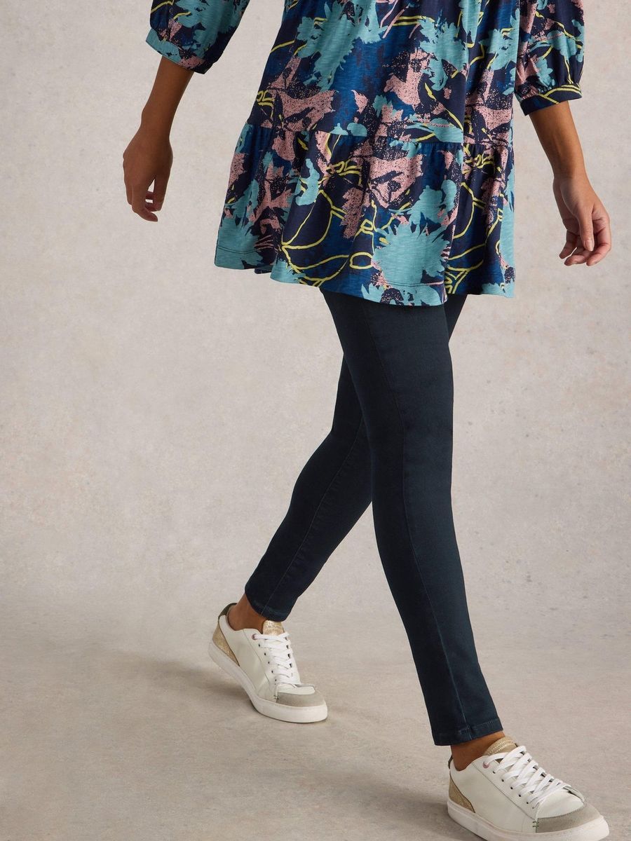Hochtaillierte Slim Fit Jeggings