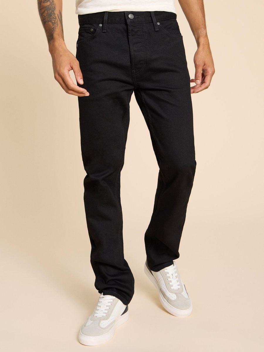 Jeans mit geradem Bein, klassische Passform
