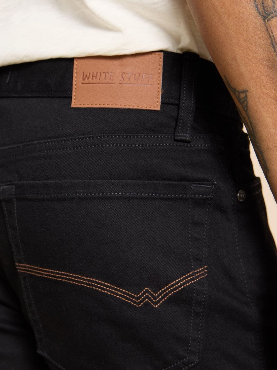 Jeans mit geradem Bein, klassische Passform