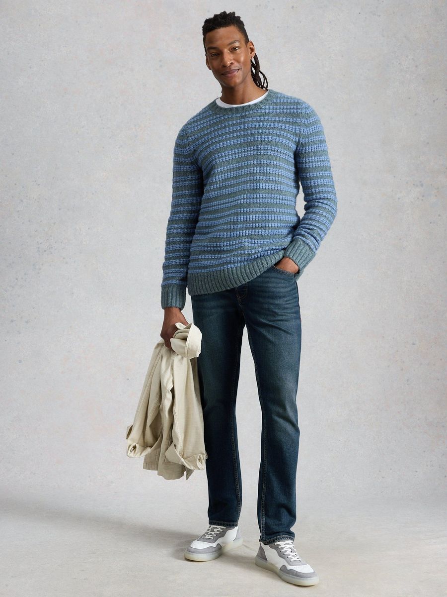 Jeans mit geradem Bein, klassische Passform