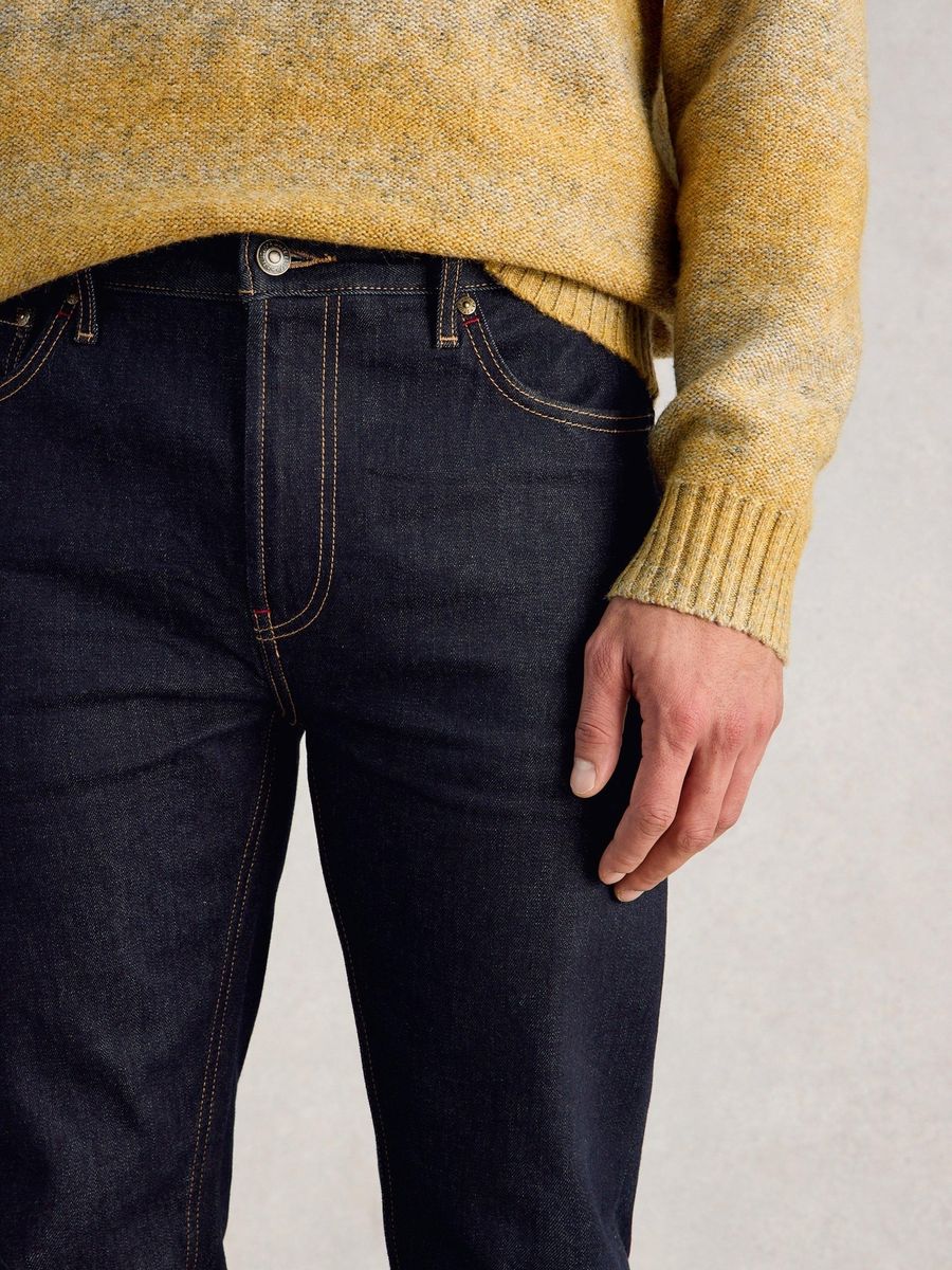 Jeans mit geradem Bein, klassische Passform