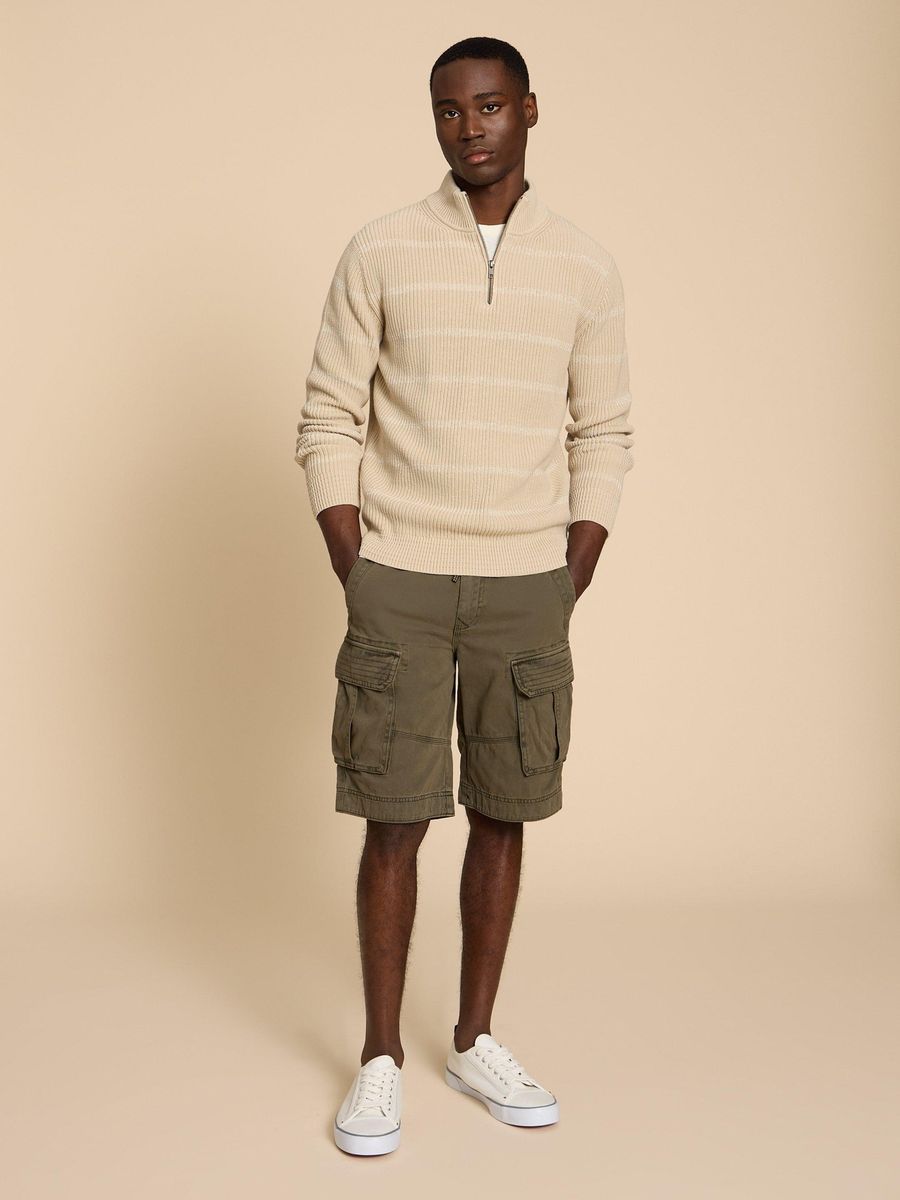 Klassische Cargo-Shorts aus Baumwolltwill